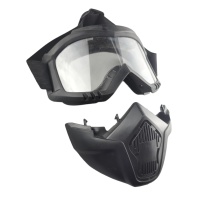 Маска-очки защитная, трансформер, прозрачная оптом