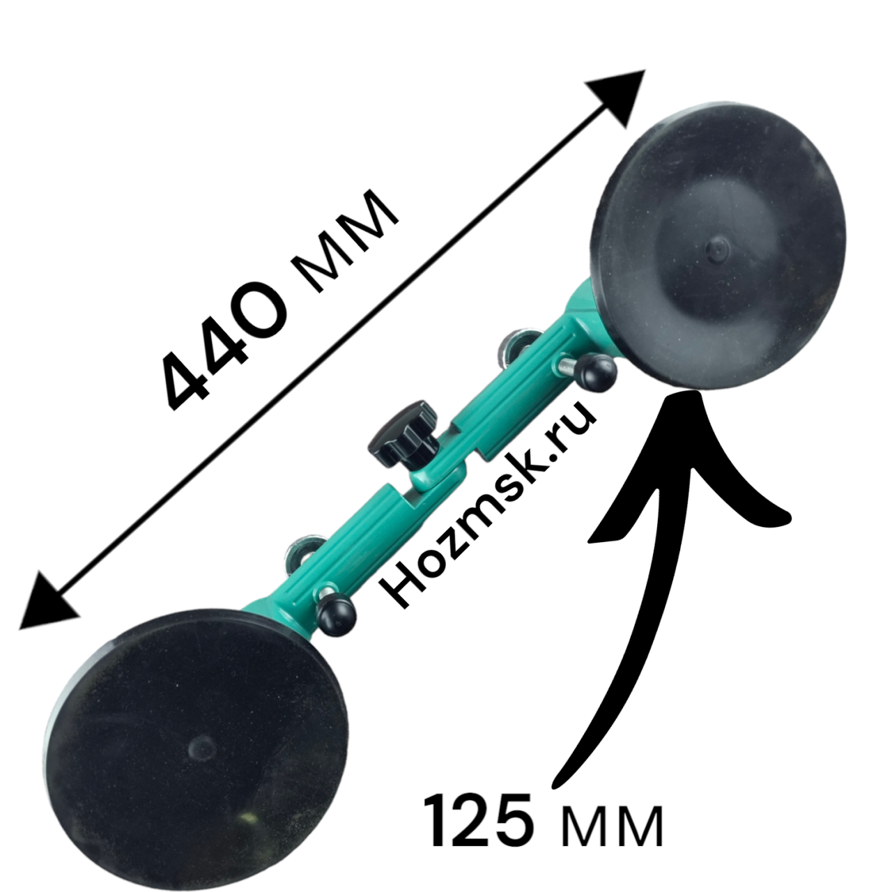 Стеклодомкрат двойной угловой, алюминиевый, 120 мм,  "MAXIMUM" MX 15258 оптом